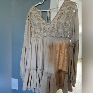 Free People long peasant top